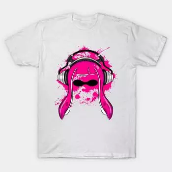 Футболка женская Inkling Magenta Harajuku Print Kawaii футболка летняя женская футболка с коротким рукавом топ футболка S