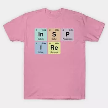 Футболка женская Inspire Chemistry Harajuku Print Kawaii футболка летняя женская футболка с коротким рукавом топ футболка S