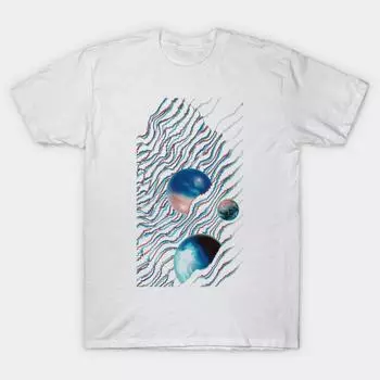 Футболка женская Interplanetary Glitch 2 Harajuku Print Kawaii футболка летняя женская футболка с коротким рукавом топ футболка S розовый