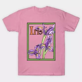 Футболка женская Iris Harajuku Print Kawaii футболка летняя с коротким рукавом женская футболка топ футболка S