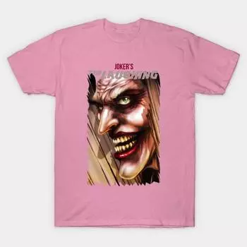 Футболка женская Jokers The Laughing Harajuku Print Kawaii футболка летняя женская футболка с коротким рукавом топ футболка S розовый