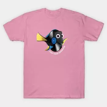 Футболка женская Just Keep Spinning Harajuku Print Kawaii футболка летняя женская футболка с коротким рукавом топ футболка S розовый