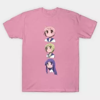 Футболка женская Юзуко Юи и Юкари Вер. 1 Harajuku Печать Кавайная футболка Летняя женская футболка с коротким рукавом Верхняя футболка S