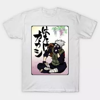 Футболка женская Какаши Хатаке Harajuku принт Kawaii футболка летняя с коротким рукавом женская футболка топ футболка S розовый