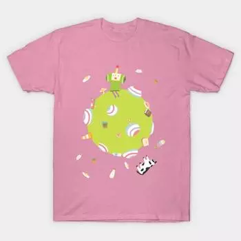 Футболка женская Katamari Damacy Harajuku Print Kawaii футболка летняя женская футболка с коротким рукавом топ футболка S