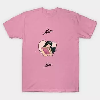 Футболка женская Katie Kate Harajuku Print Kawaii футболка летняя с коротким рукавом женская футболка топ футболка S