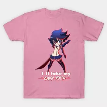 Футболка женская Kill La Kill Ryuko Harajuku Print Kawaii футболка летняя женская футболка с коротким рукавом топ футболка S розовый
