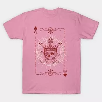 Футболка женская King Of Spades Harajuku Print Kawaii футболка летняя женская футболка с коротким рукавом топ футболка S