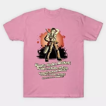 Футболка женская Klaatu Barada Nikto Harajuku Print Kawaii футболка летняя с коротким рукавом женская футболка топ футболка S