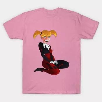 Футболка женская Королева Прозрачная Harajuku Принт Kawaii Футболка Летняя короткая рукава женская футболка Топ Футболка S розовый