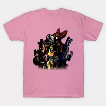 Футболка женская Кошмары Harajuku Принт Kawaii Футболка летняя с коротким рукавом женская футболка Топ Футболка S