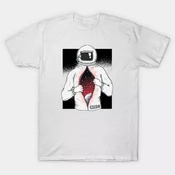 Футболка женская Космос Астронавт Harajuku Принт Kawaii Футболка летняя с коротким рукавом женская футболка Топ Футболка S розовый