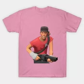 Футболка женская красная Scout In Coming Harajuku Print Kawaii футболка летняя женская футболка с коротким рукавом топ футболка S розовый