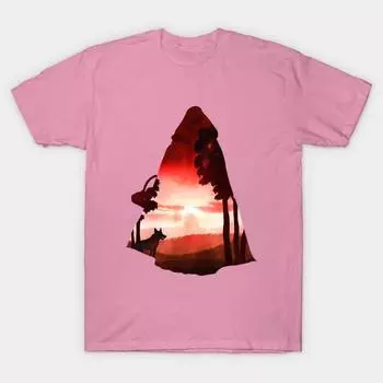 Футболка женская Красная Шапочка с принтом Харадзюку Kawaii футболка летняя женская футболка с коротким рукавом топ футболка S розовый