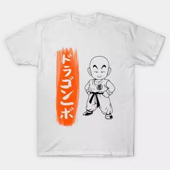 Футболка женская Krillin Harajuku Print Kawaii футболка летняя женская футболка с коротким рукавом топ футболка S