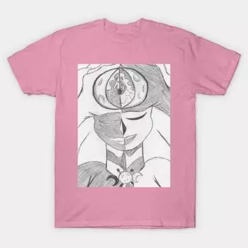 Футболка женская Lady Of The Moon Harajuku Print Kawaii футболка летняя женская футболка с коротким рукавом топ футболка S