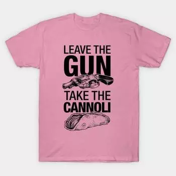 Футболка женская Leave The Gun Take The Cannoli Harajuku Print Kawaii футболка летняя женская футболка с коротким рукавом топ футболка S