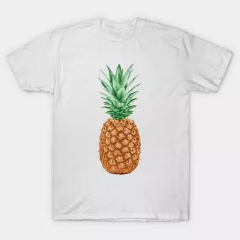 Футболка женская летняя ананасовая футболка с принтом Harajuku Kawaii летняя футболка с коротким рукавом женская футболка топ футболка S розовый