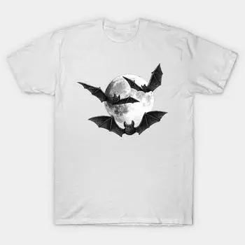 Футболка женская Летучие мыши Существа ночи Harajuku Принт Kawaii Футболка летняя с коротким рукавом женская футболка Топ Футболка S розовый