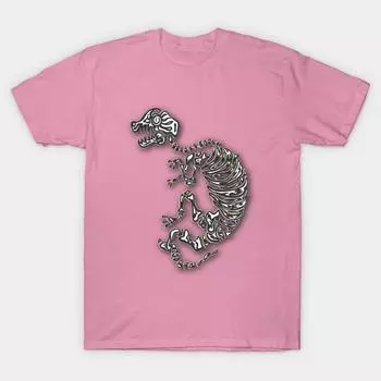 Футболка женская Long Sleep Dino 2 Shadow Harajuku Print Kawaii футболка летняя женская футболка с коротким рукавом топ S
