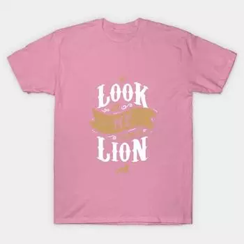 Футболка женская Look At Me I Am Lion Harajuku Print Kawaii футболка летняя женская футболка с коротким рукавом топ футболка S