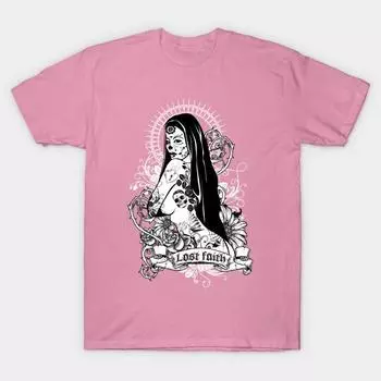 Футболка женская Lost Faith Harajuku Print Kawaii футболка летняя женская футболка с коротким рукавом топ футболка S