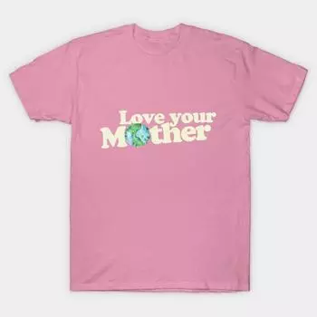 Футболка женская Love Mother Earth Harajuku Print Kawaii футболка летняя женская футболка с коротким рукавом топ футболка S розовый