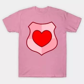 Футболка женская Love Shield Harajuku Print Kawaii футболка летняя с коротким рукавом женская футболка топ футболка S