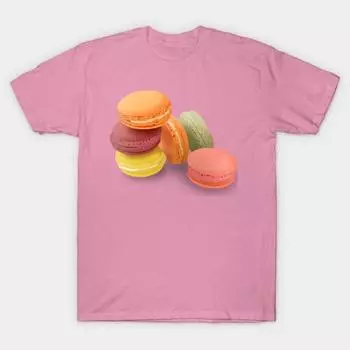 Футболка женская Macarons Harajuku Print Kawaii футболка летняя женская футболка с коротким рукавом топ футболка S