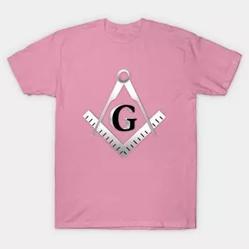 Футболка женская масонский знак Harajuku принт Kawaii футболка летняя короткий рукав женская футболка топ футболка S розовый