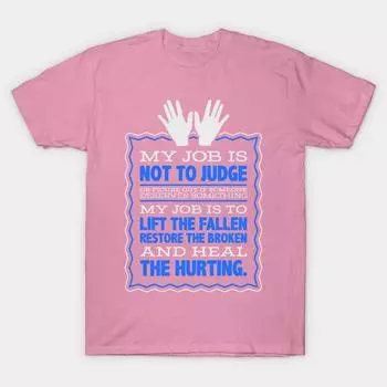 Футболка женская массажисты исцеляют боль Harajuku принт Kawaii футболка летняя короткий рукав женская футболка топ футболка S розовый