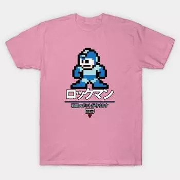 Футболка женская Mega Man Harajuku Print Kawaii футболка летняя с коротким рукавом женская футболка топ футболка S