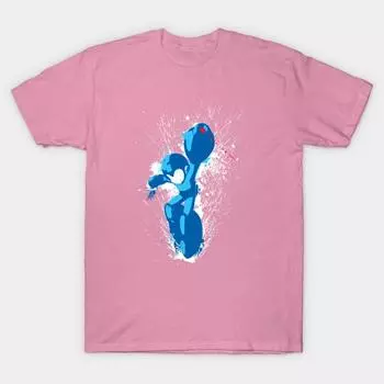 Футболка женская Mega Man Splatterfest Harajuku Print Kawaii футболка летняя женская футболка с коротким рукавом топ футболка S