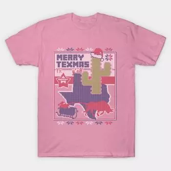 Футболка женская Merry Texmas Yall Ugly Christmas свитер в стиле TS Harajuku с принтом Kawaii футболка летняя женская футболка с коротким рукавом топ S
