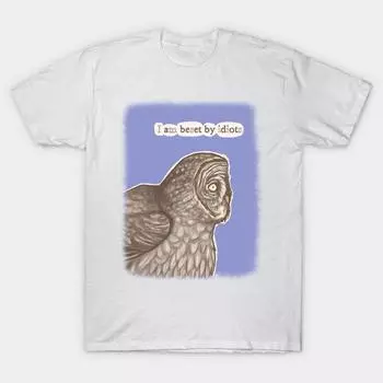 Футболка женская Милашка и досада Большая серая сова Большого Ан Харадзюку Принт Kawaii Футболка летняя с коротким рукавом женская футболка Топ Футболка S розовый