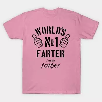 Футболка женская Мировой номер один пердун I Mean Father Harajuku Принт Kawaii Футболка летняя с коротким рукавом женская футболка топ футболка S розовый