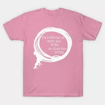 Футболка женская, мирящаяся с неудачами, чтобы найти заклепки, принт Harajuku, кавайная футболка, летняя, с коротким рукавом, женская футболка, топ, футболка S розовый