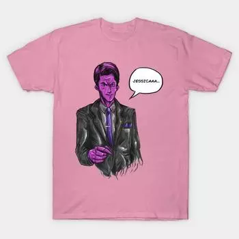 Футболка Женская Мистер. Футболка Purple Man Harajuku Print Kawaii, летняя женская футболка с коротким рукавом S розовый