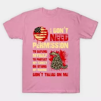 Футболка женская Мне не нужно твое разрешение Harajuku Принт Kawaii Футболка летняя с коротким рукавом женская футболка топ футболка S розовый