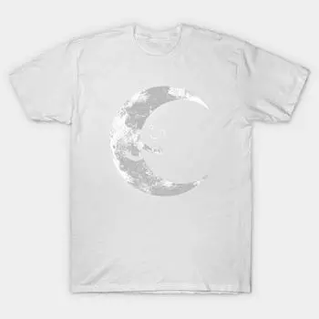 Футболка женская Moon Hug Harajuku Print Kawaii футболка летняя с коротким рукавом женская футболка топ футболка S