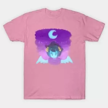 Футболка женская Moonlight Harajuku Print Kawaii футболка летняя с коротким рукавом женская футболка топ футболка S