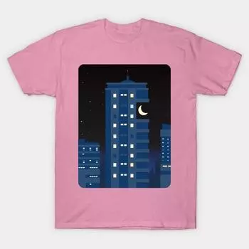 Футболка женская Moonlight Harajuku Print Kawaii футболка летняя с коротким рукавом женская футболка топ футболка S