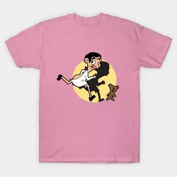 Футболка женская Mr Beany Harajuku Print Kawaii футболка летняя с коротким рукавом женская футболка топ футболка S