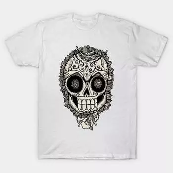 Футболка женская Muerte Acecha однотонная футболка с принтом Harajuku Kawaii, летняя футболка с коротким рукавом для женщин, топ S