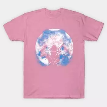 Футболка женская мужская геймерская футболка Harajuku с принтом Kawaii летняя футболка с коротким рукавом женская футболка топ S розовый