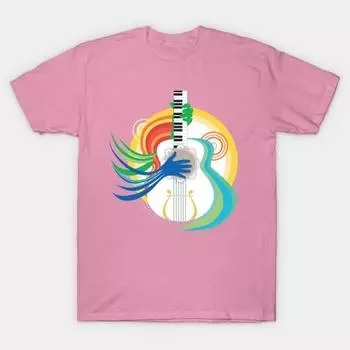 Футболка женская музыкальная Harajuku принт Kawaii футболка летняя женская футболка с коротким рукавом топ футболка S