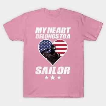 Футболка женская My Heart Belong To A Sailor Harajuku Print Kawaii футболка летняя женская футболка с коротким рукавом топ футболка S розовый