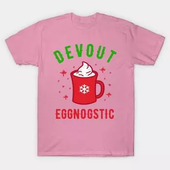 Футболка женская набожная яичная забавная рождественская выпивка яичный коктейль Harajuku принт Kawaii футболка летняя женская футболка с коротким рукавом топ футболка S розовый