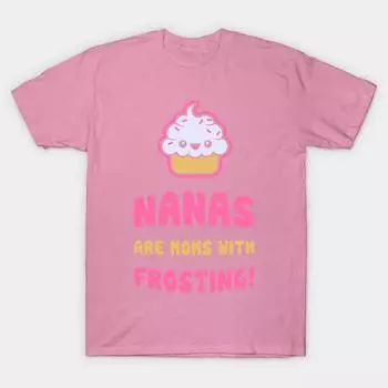 Футболка женская Nanas Frosting Harajuku Print Kawaii футболка летняя женская футболка с коротким рукавом топ футболка S розовый