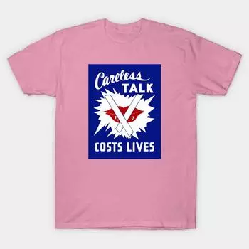 Футболка женская Небрежные разговоры стоят жизней Harajuku Принт Kawaii Футболка летняя с коротким рукавом женская футболка Топ Футболка S розовый